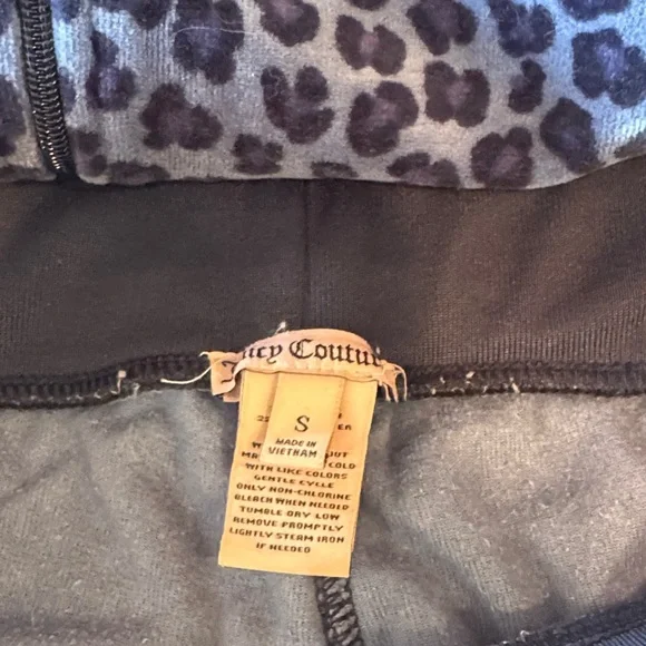 Juicy Couture Blue Leopard Print Track Suit - Picture 4 of 4